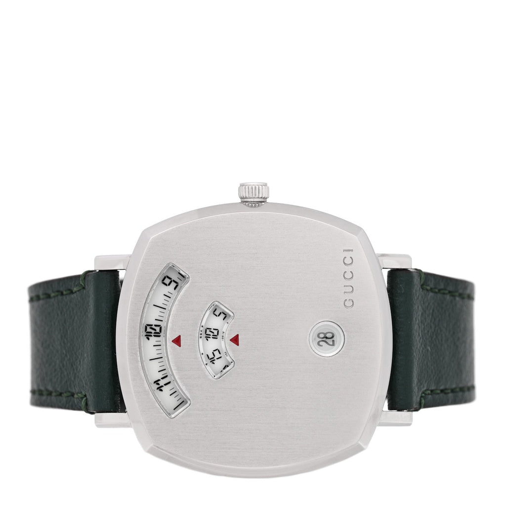 Gucci Stainless Steel Calfskin 35mm Grip Quartz Watch Green