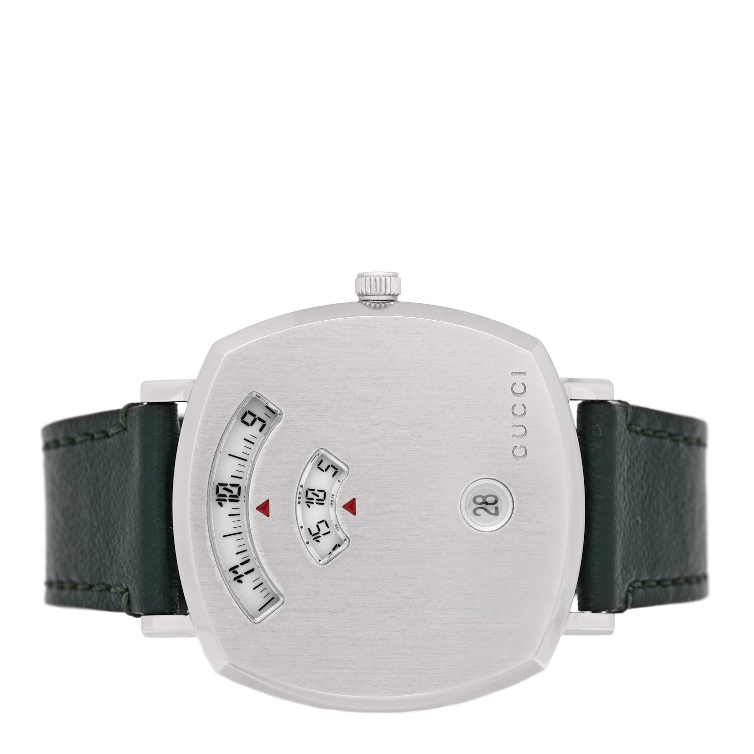 Gucci Stainless Steel Calfskin 35mm Grip Quartz Watch Green