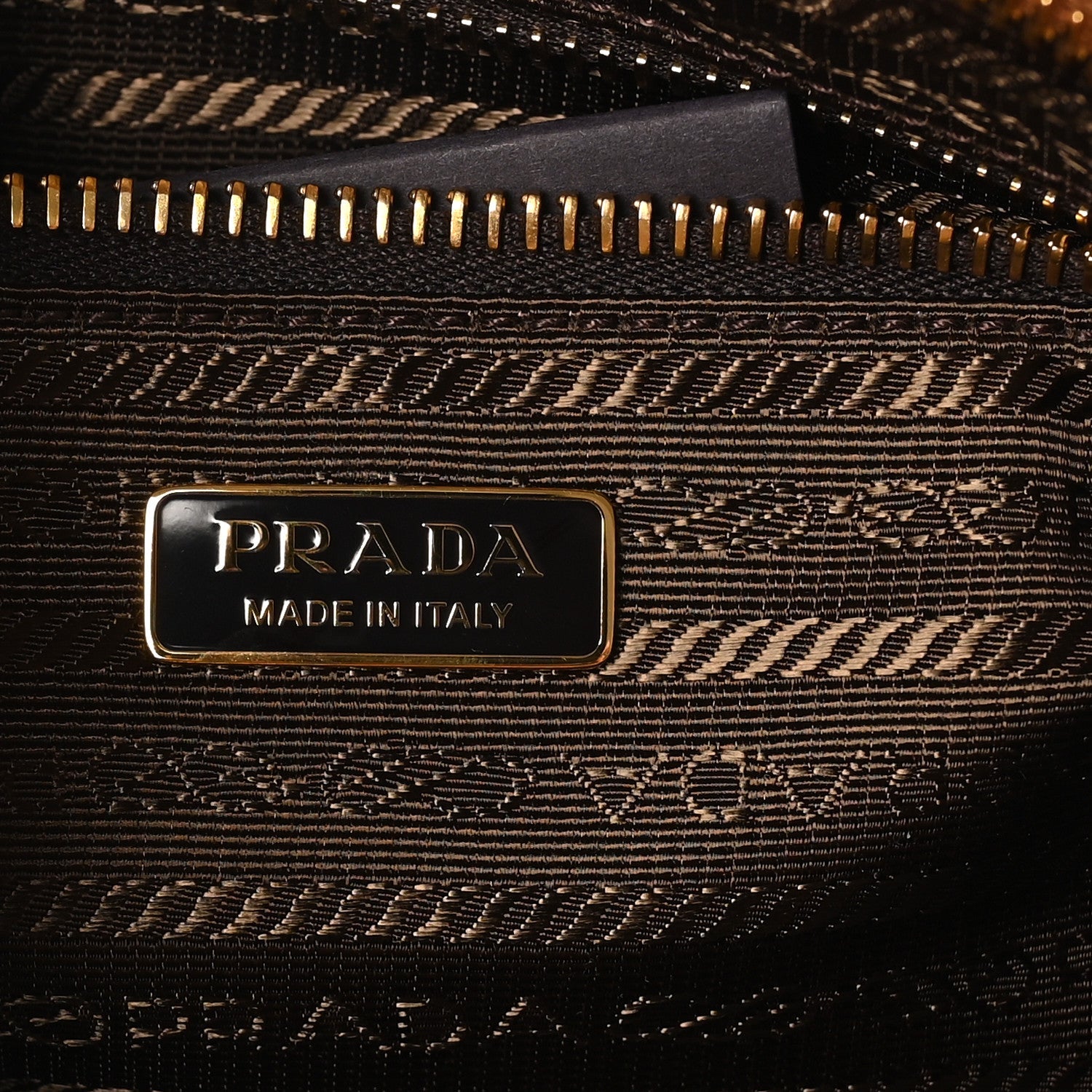 Prada Suede Triangle Medium Bonnie Shoulder Bag Cacao