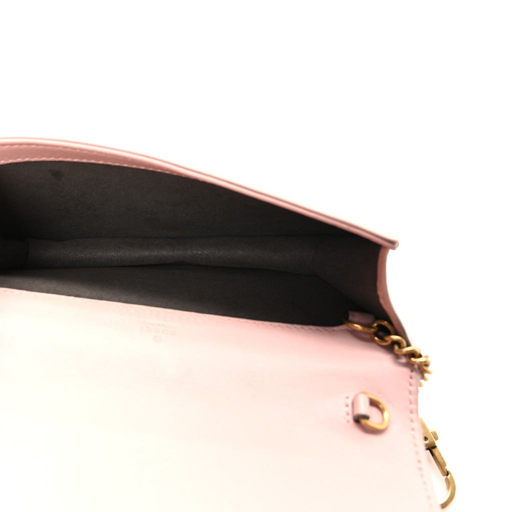 Gucci Calfskin Matelasse GG Marmont Mini Bag  Perfect Pink