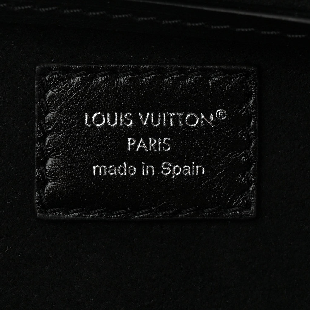 Louis Vuitton Lambskin Monogram Montsouris Vibe PM Black