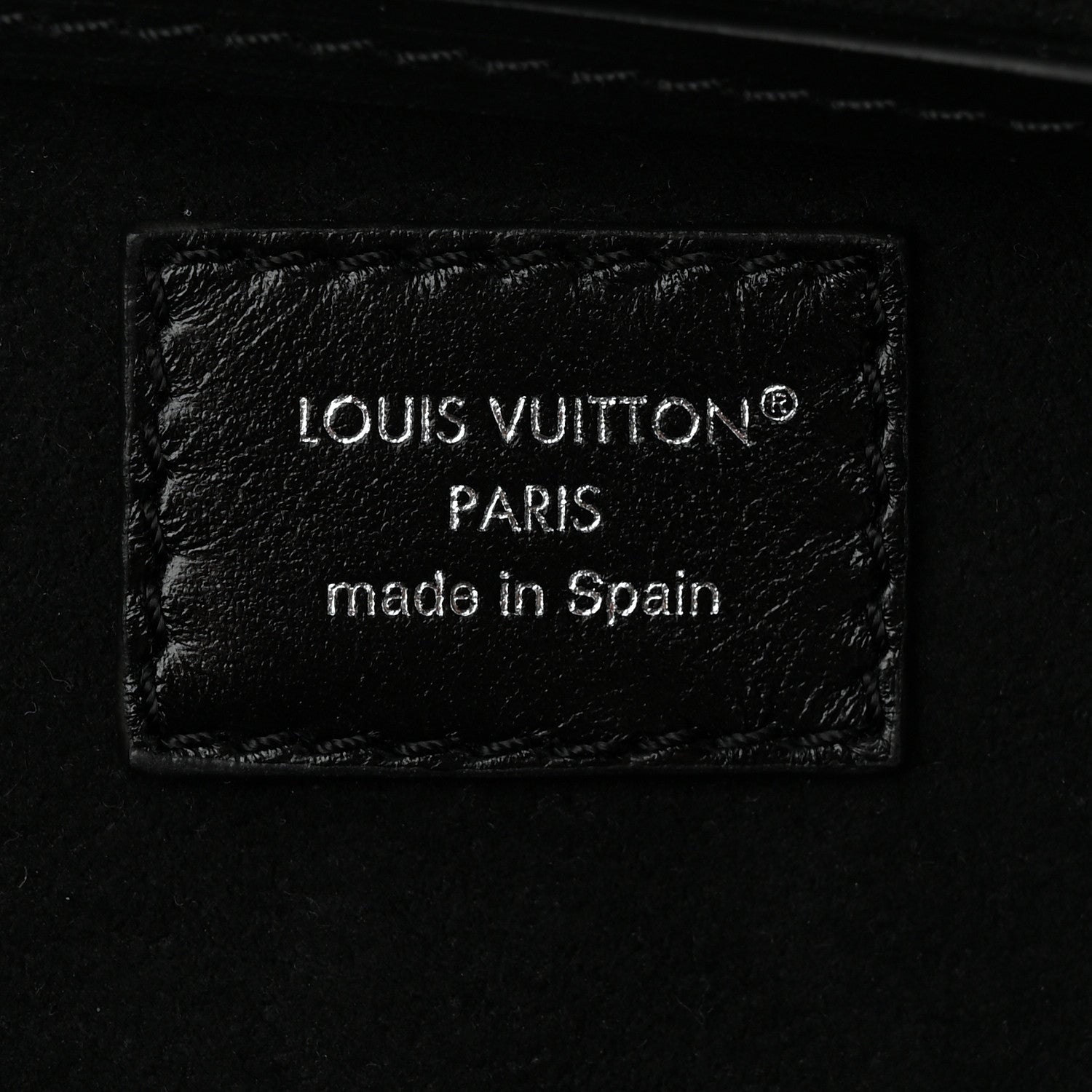 Louis Vuitton Lambskin Monogram Montsouris Vibe PM Black
