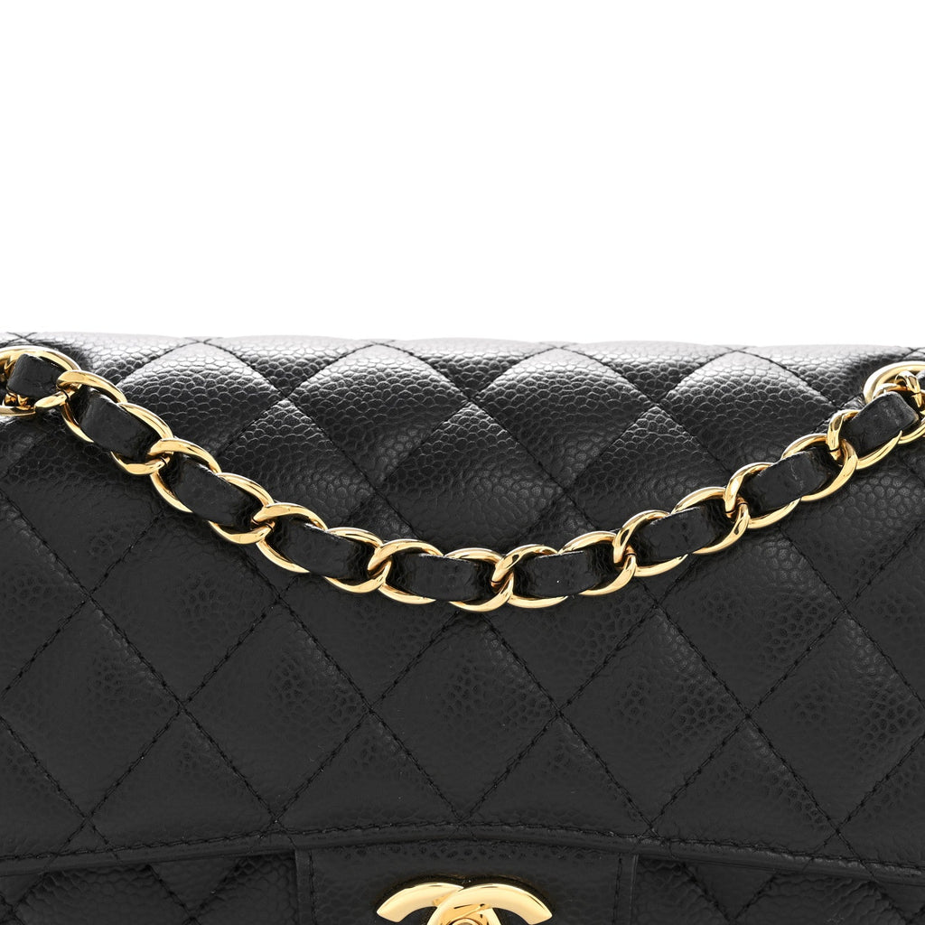 Chanel Caviar Quilted Small Double Flap Black