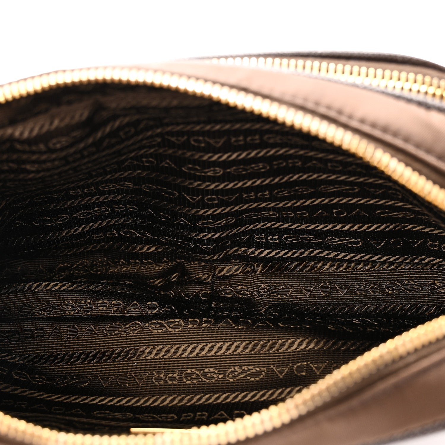 Prada Re-Nylon Saffiano Mini Shoulder Bag Sienna