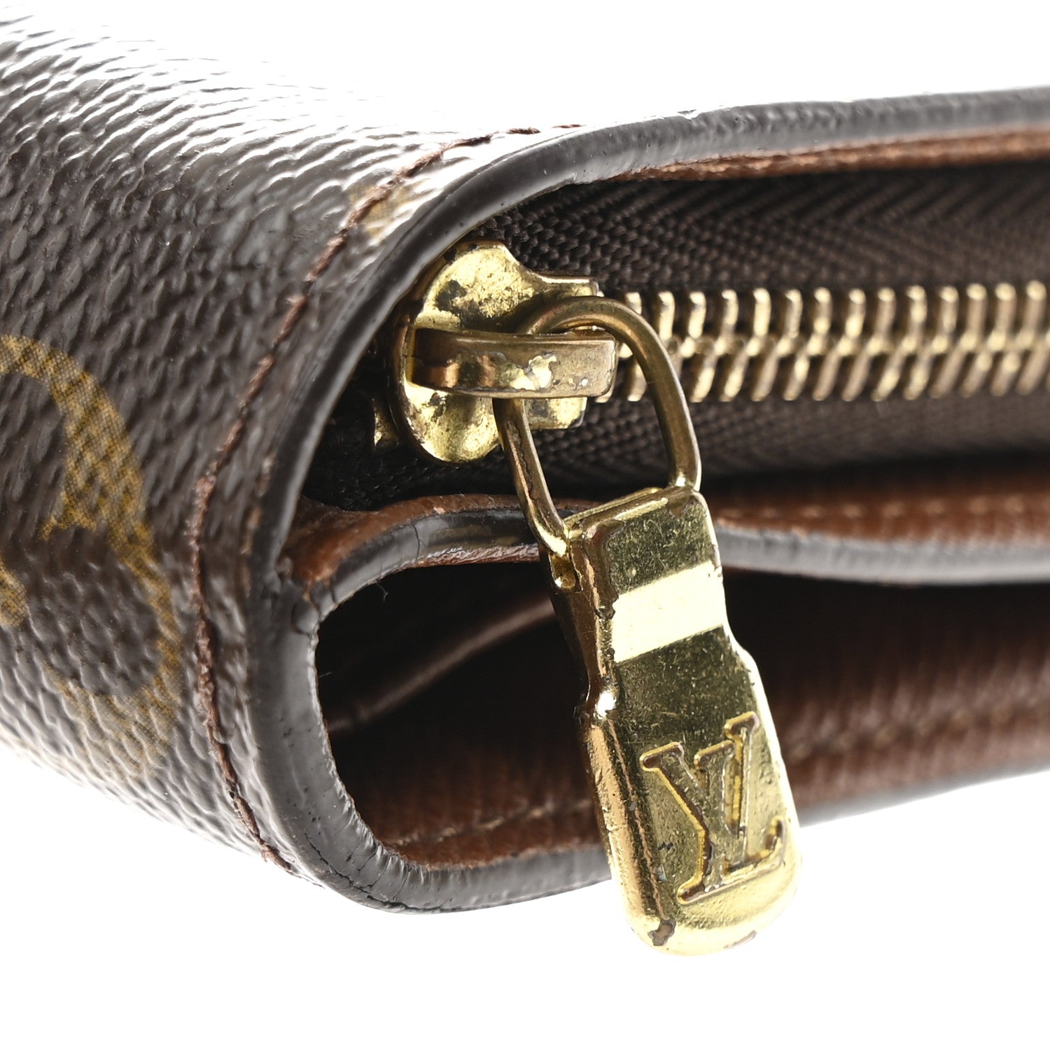 Louis Vuitton Monogram Compact Zippe Zipped Wallet