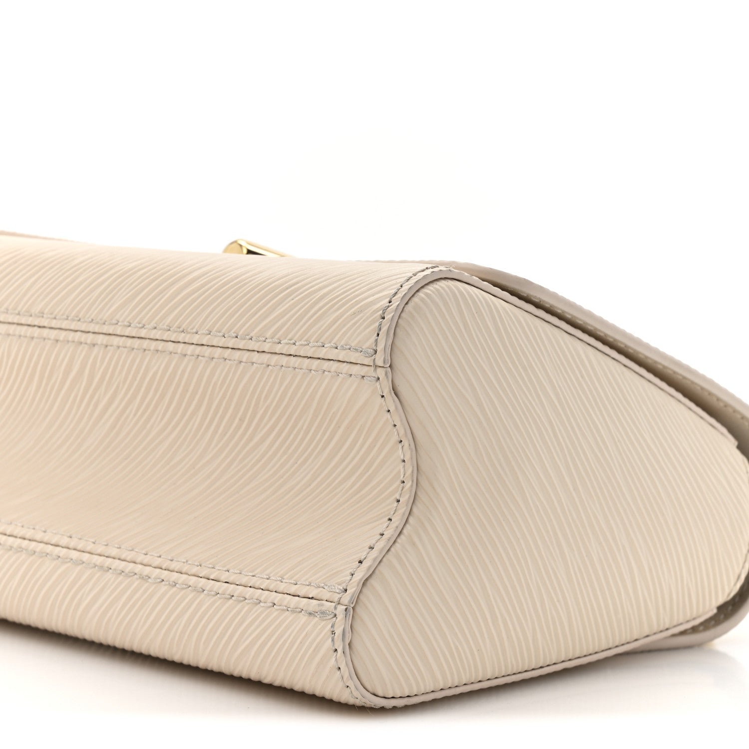 Louis Vuitton Epi Twist Braided Chain Shoulder Bag PM Quartz White