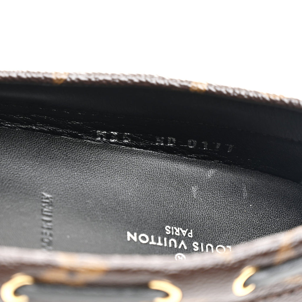 Louis Vuitton Patent Monogram Gloria Loafers 35