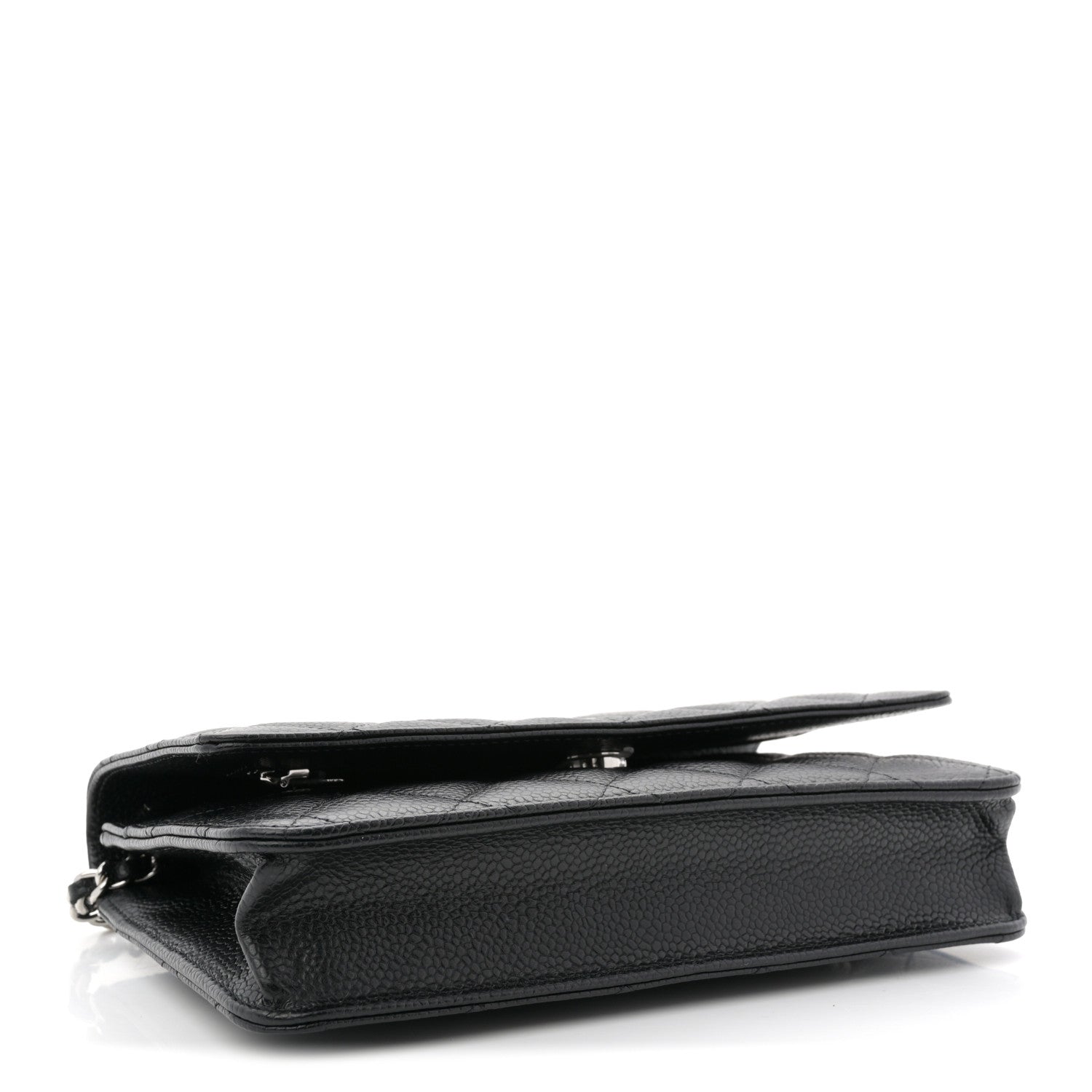 Chanel Caviar Quilted Wallet on Chain WOC Black