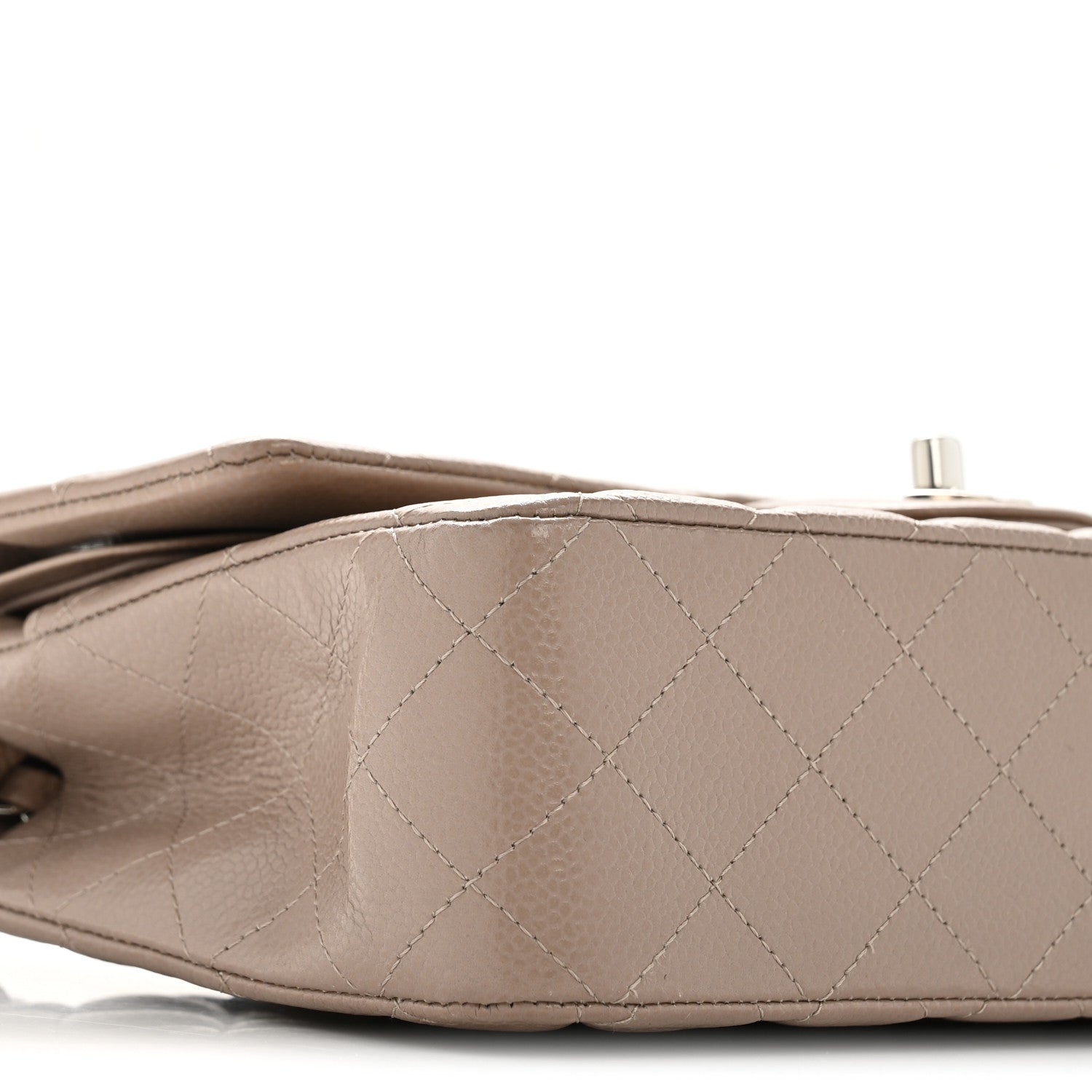 Chanel Caviar Quilted Medium Double Flap Taupe
