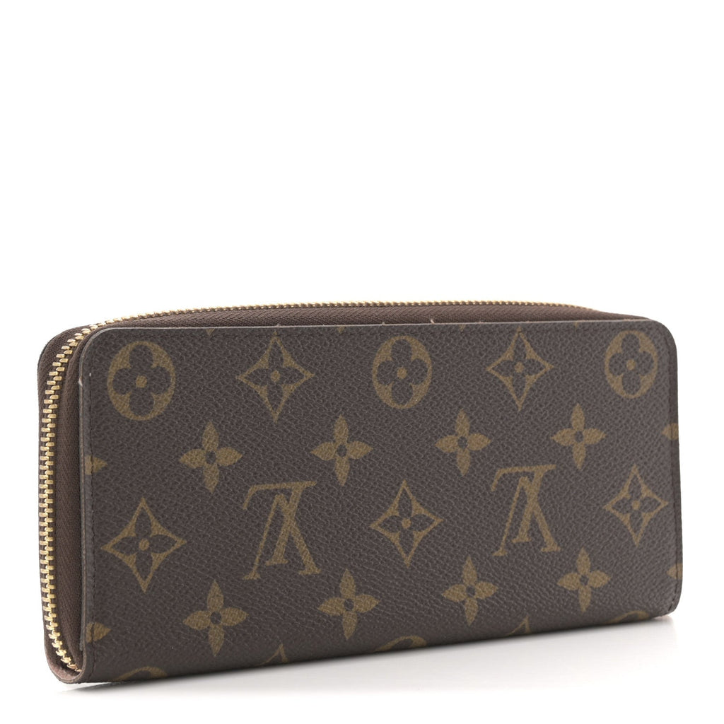 Louis Vuitton Monogram Clemence Wallet Rose Ballerine