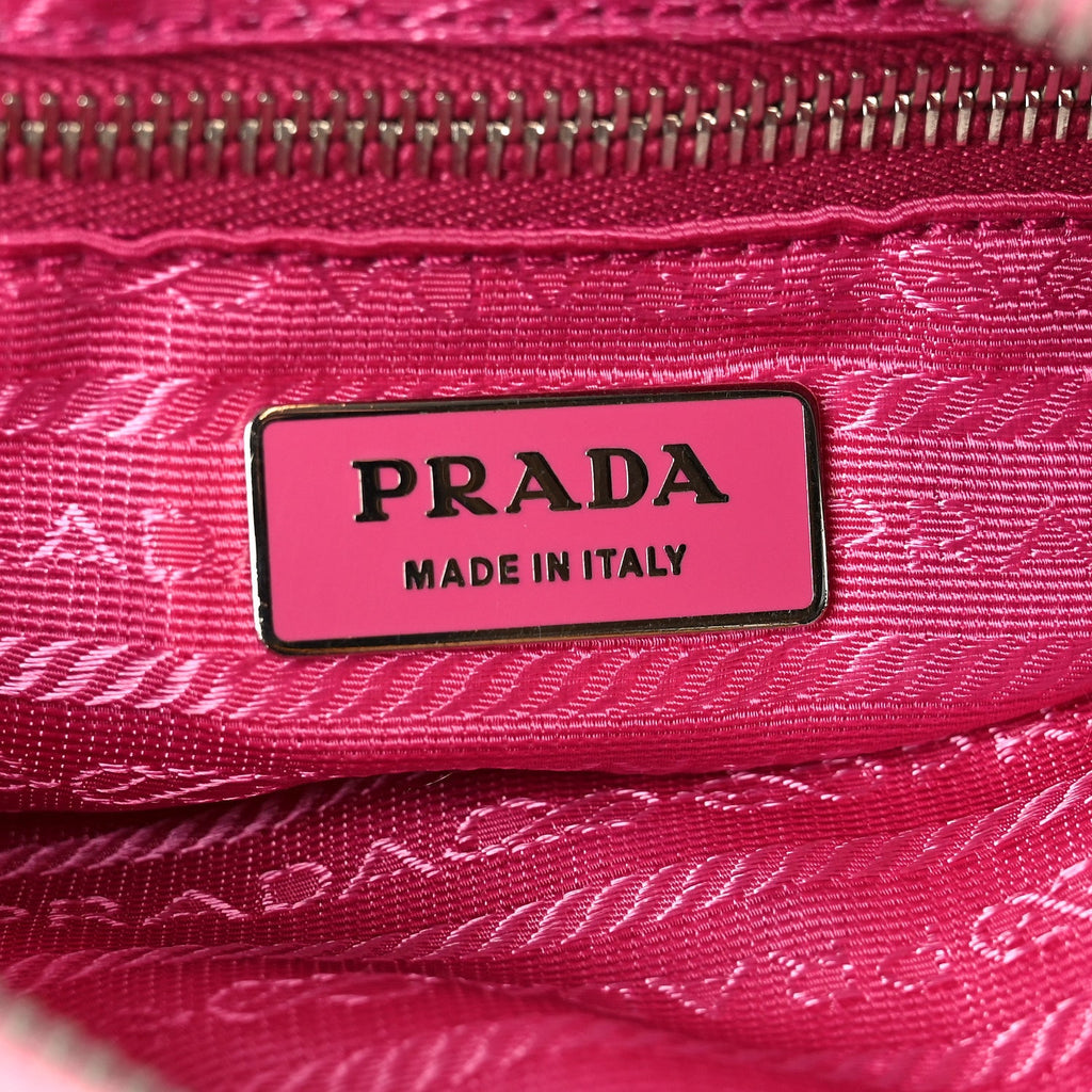 Prada Tessuto Nylon Shoulder Bag Begonia