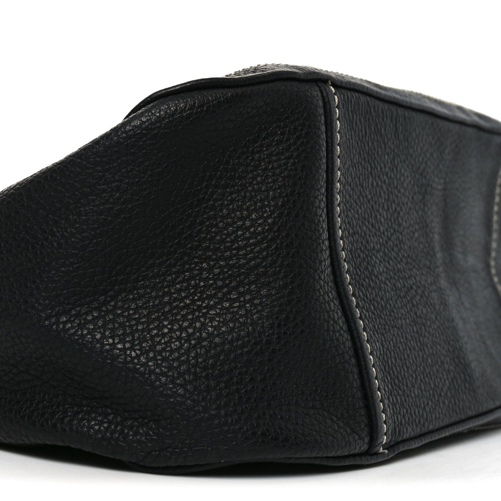 Prada Vitello Daino Hobo Black