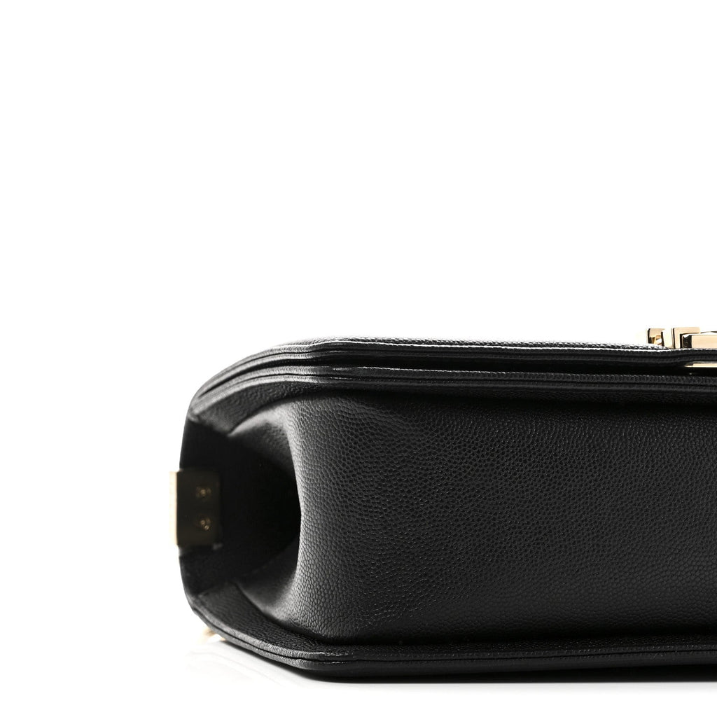 Chanel Caviar Quilted Medium Boy Flap Black