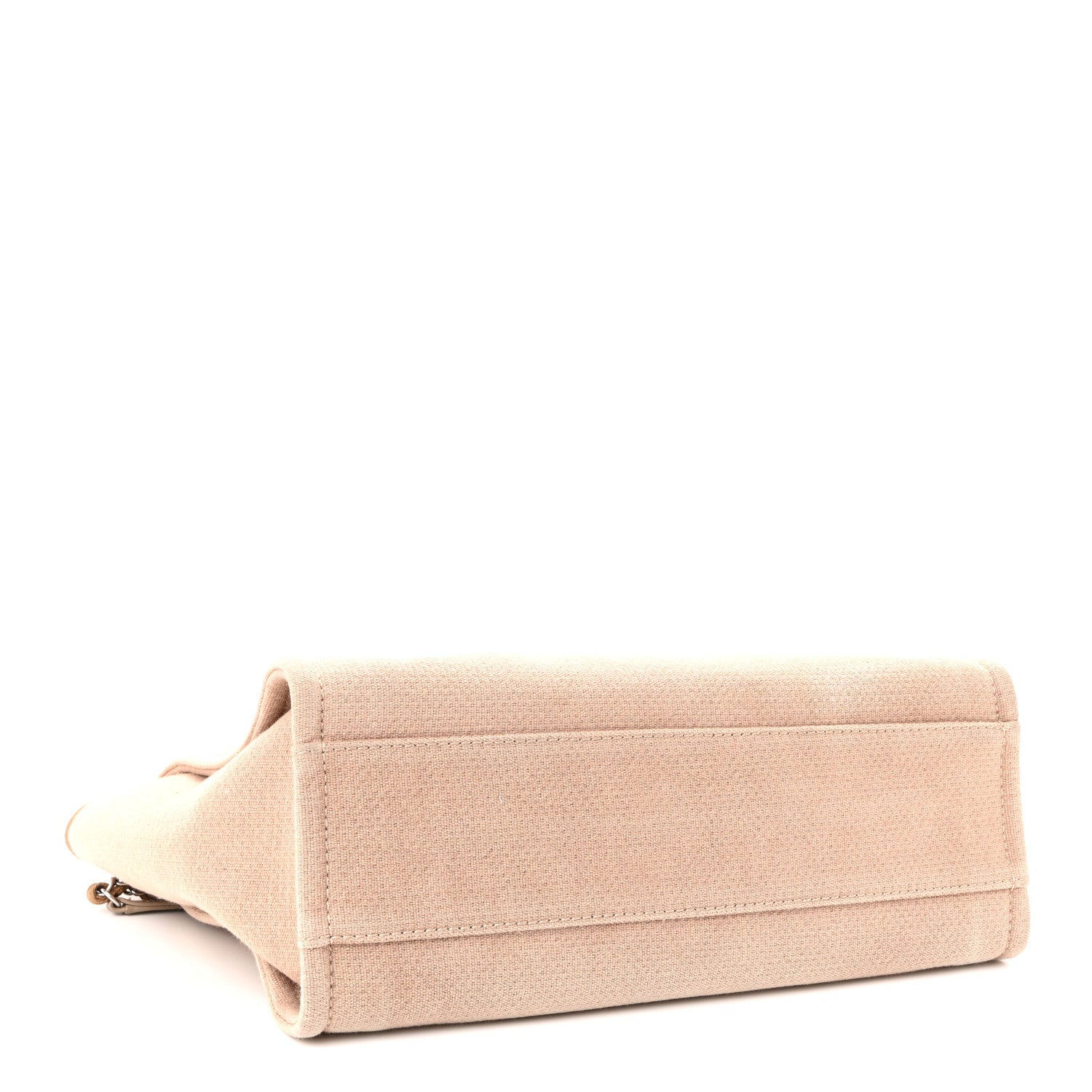 Chanel Mixed Fibers Small Deauville Tote Beige