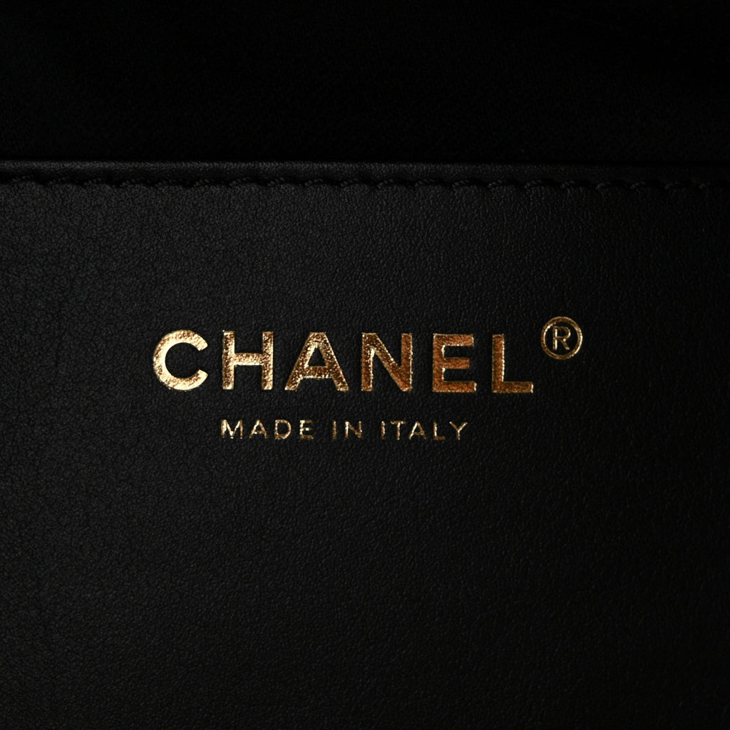 Chanel Suede Quilted Small Chanel 25 Handbag Black