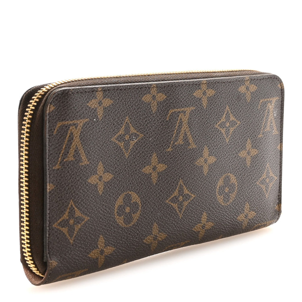 Louis Vuitton Monogram Zippy Wallet Rose Ballerine