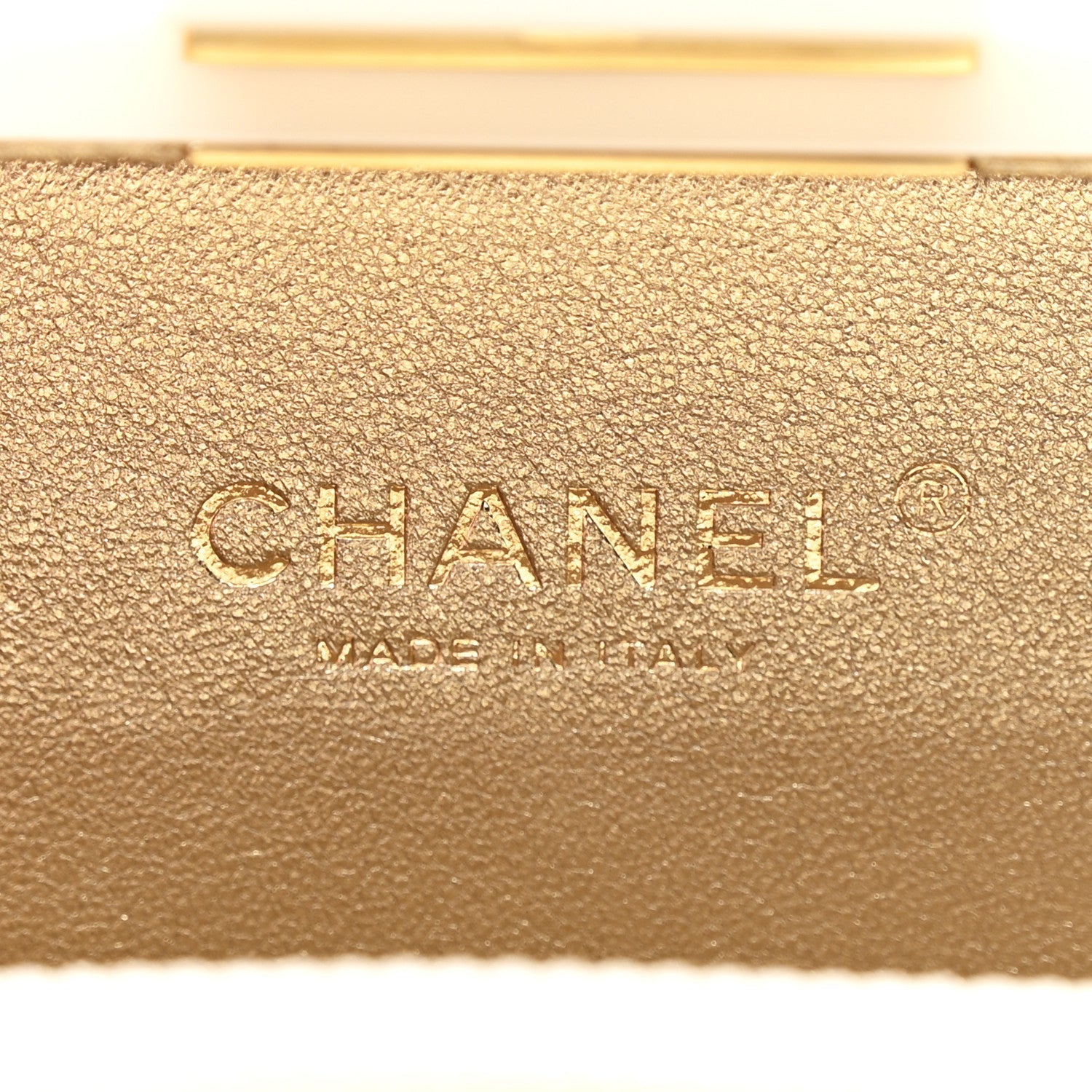 Chanel Plexiglass Boy Brick Havana by Night Clutch White Black