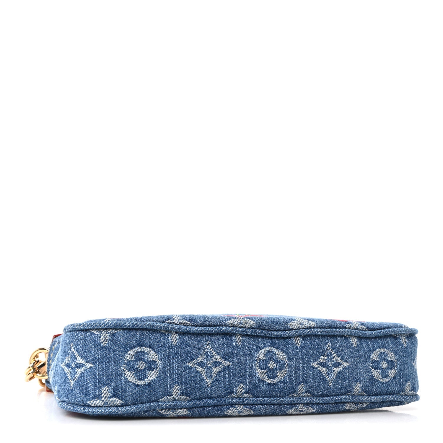 Louis Vuitton LV X TM Monogram Denim Cerises Pochette Accessories Blue