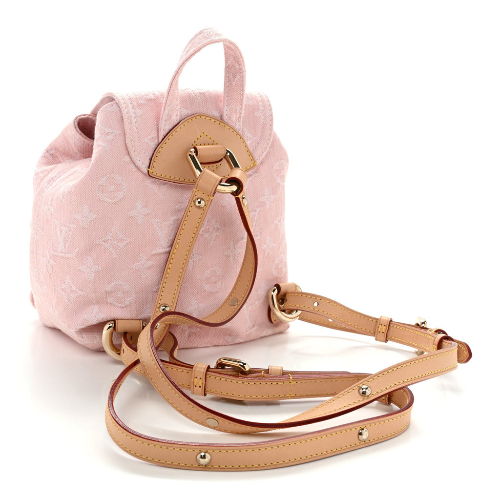Louis Vuitton Denim Venice Backpack Washed Pink