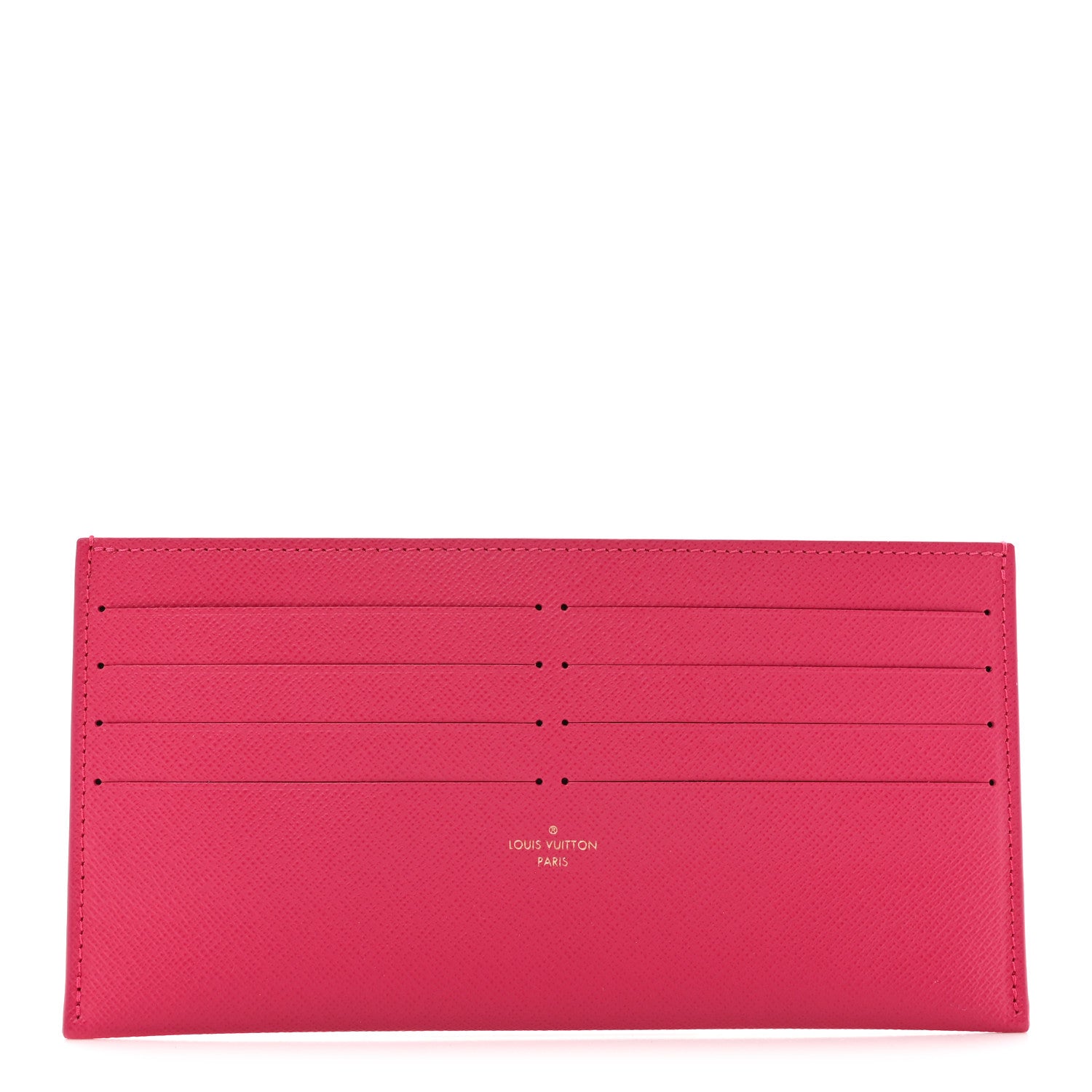 Louis Vuitton Calfskin Felicie Card Holder Insert Fuchsia