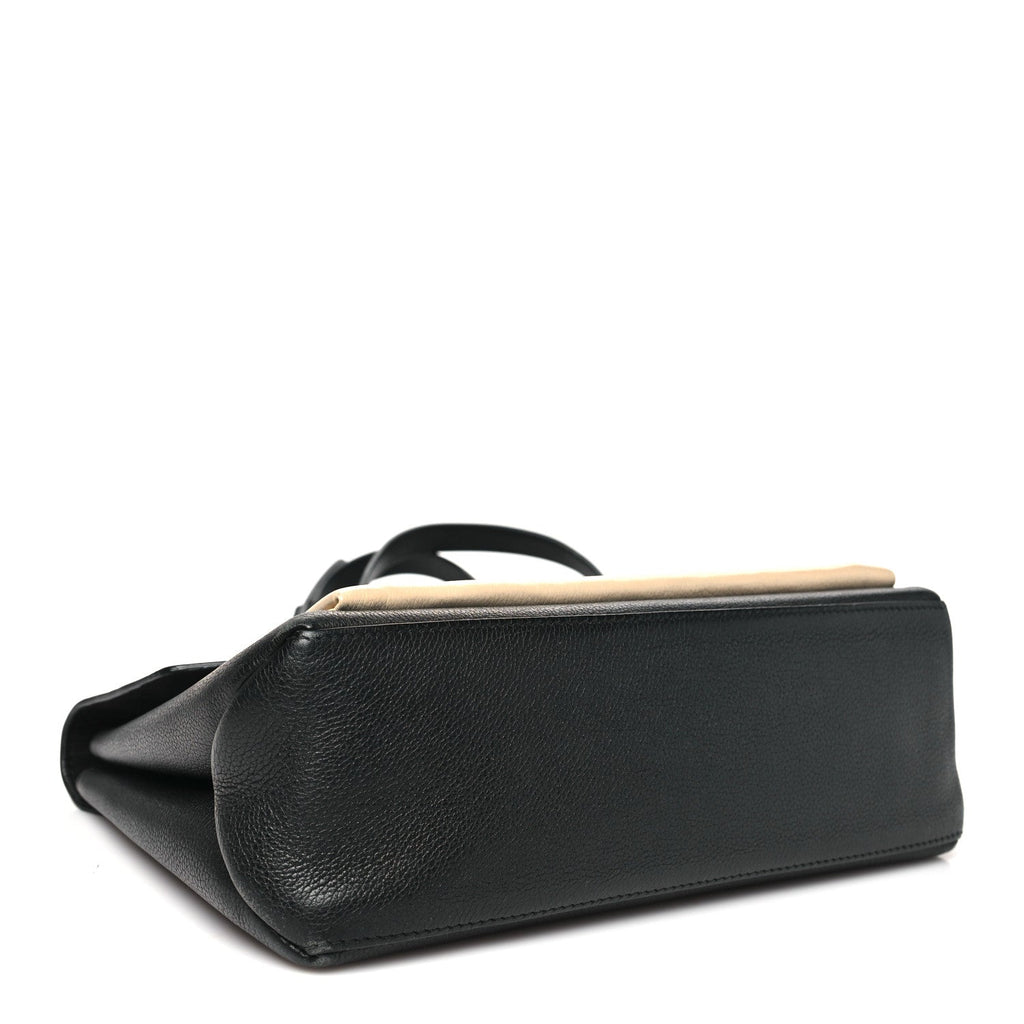 Louis Vuitton Soft Calfskin My Lockme Top Handle Vanille Black