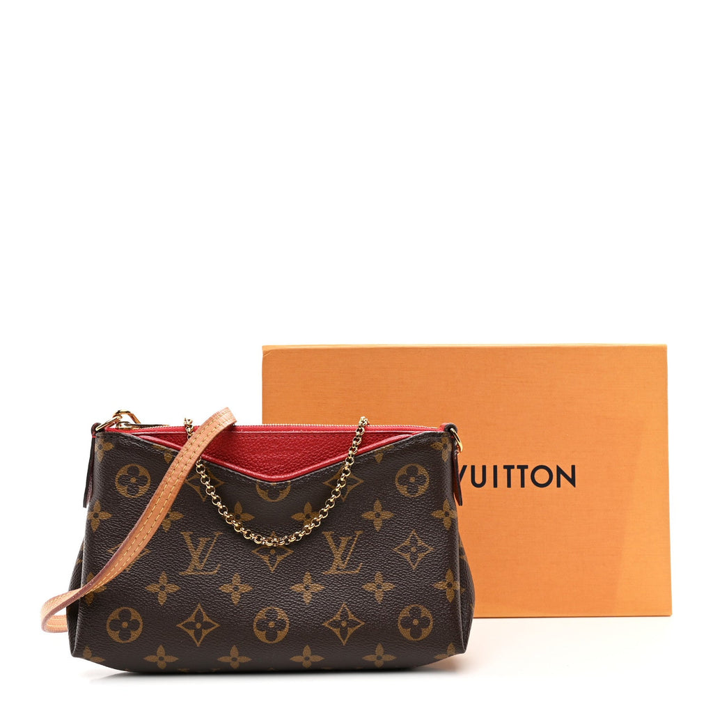 Louis Vuitton Monogram Pallas Clutch Poppy