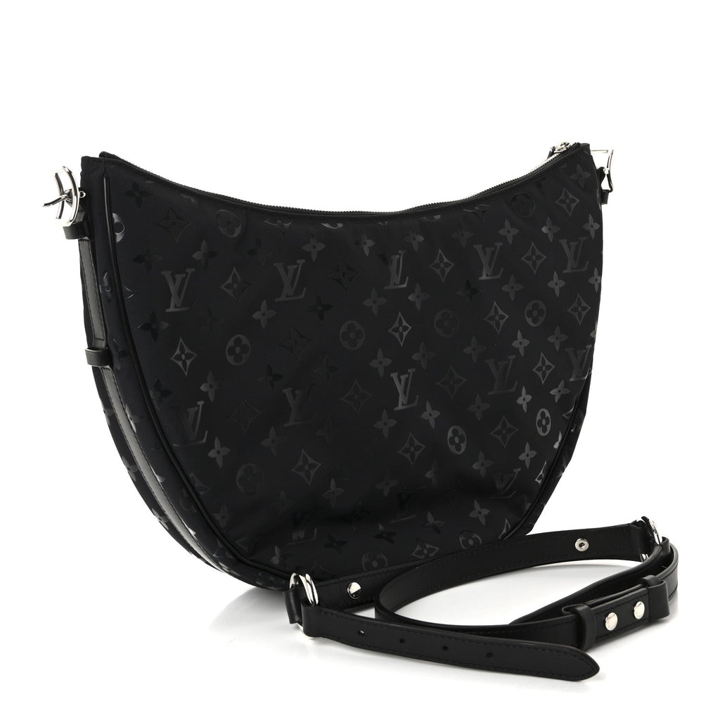 Louis Vuitton Nylon Monogram Loop Pocket Hobo Polar Night