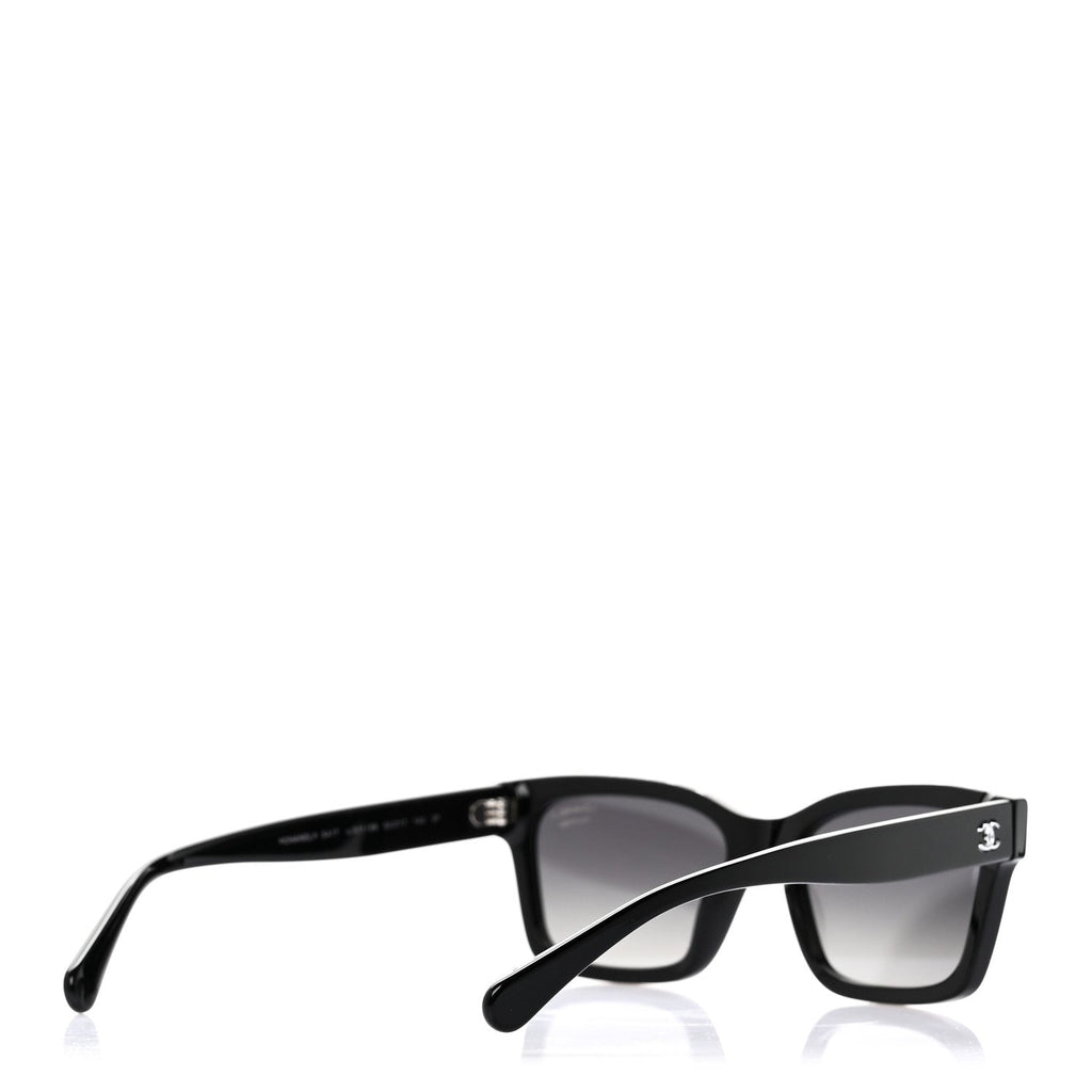 Acetate Polarized Square Sunglasses 5417 Black