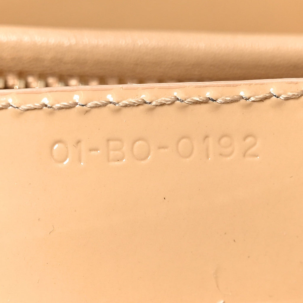 Christian Dior Patent Cannage Large Lady Dior Beige