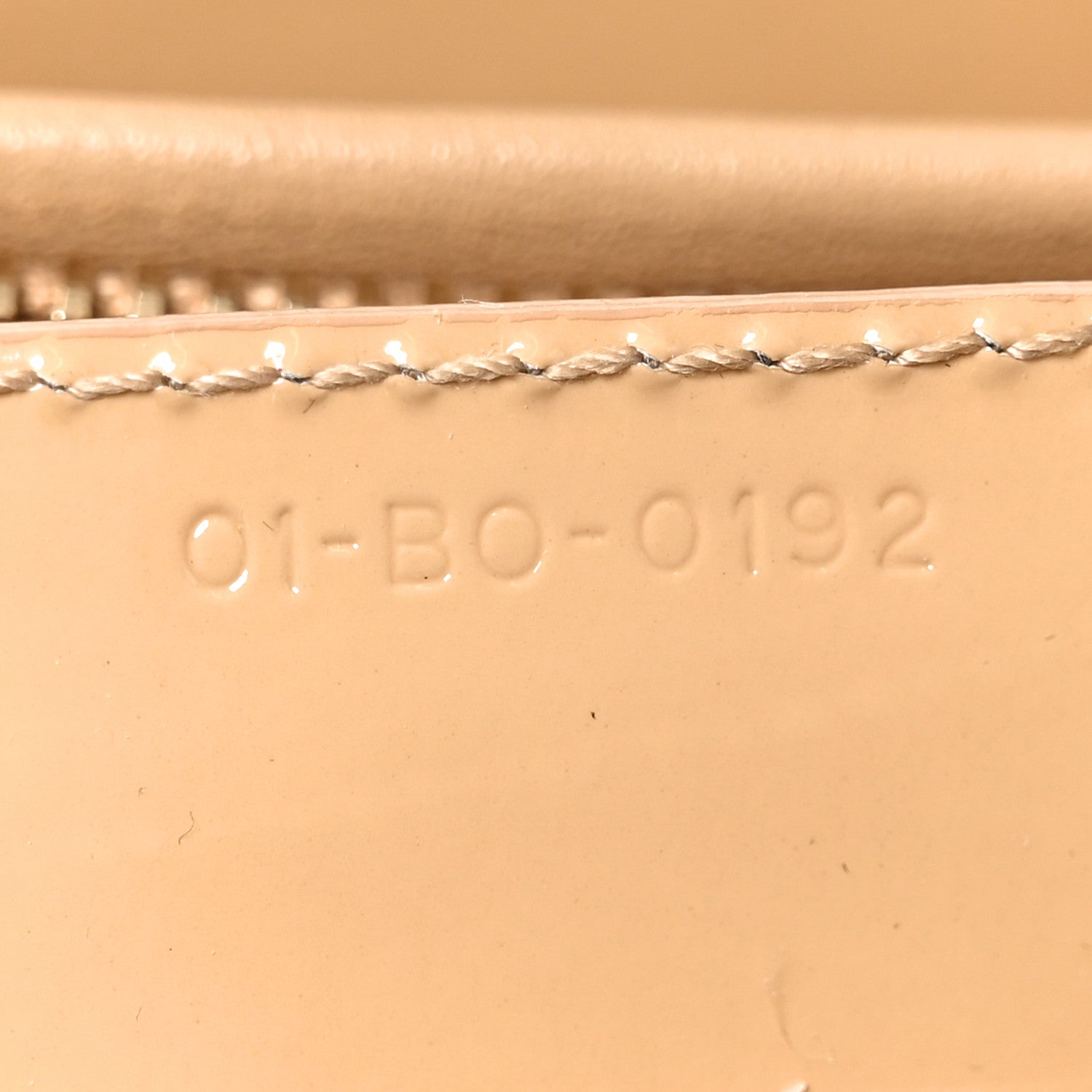 Christian Dior Patent Cannage Large Lady Dior Beige