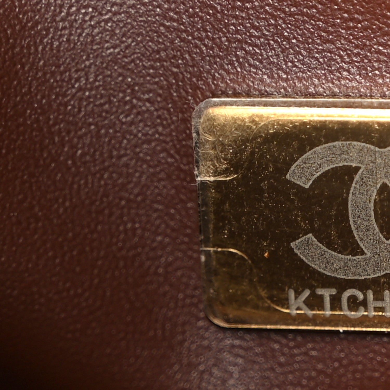 Chanel Caviar Quilted Small Coco Handle Flap Dark Brown