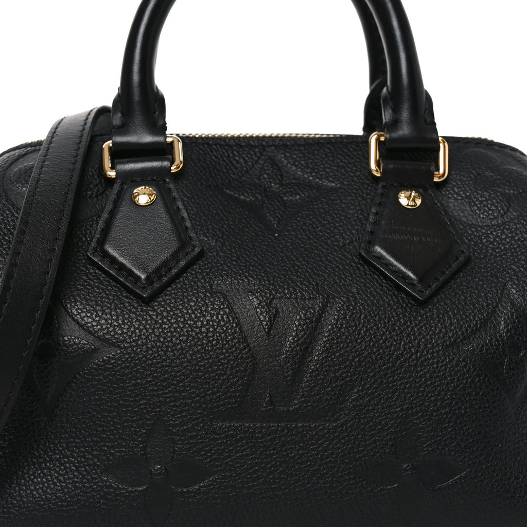 Louis Vuitton Empreinte Monogram Giant Speedy Bandouliere 20 Black