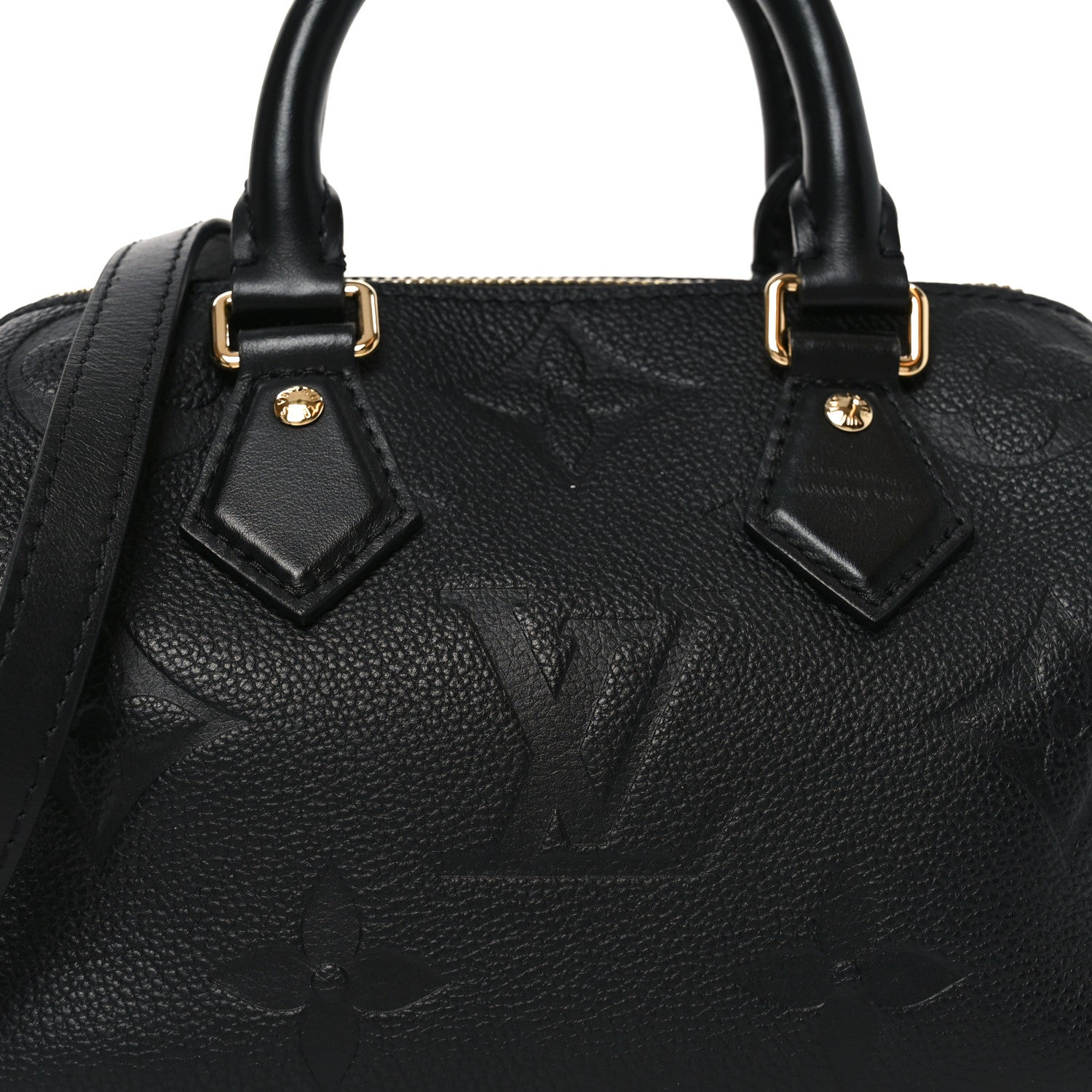 Louis Vuitton Empreinte Monogram Giant Speedy Bandouliere 20 Black