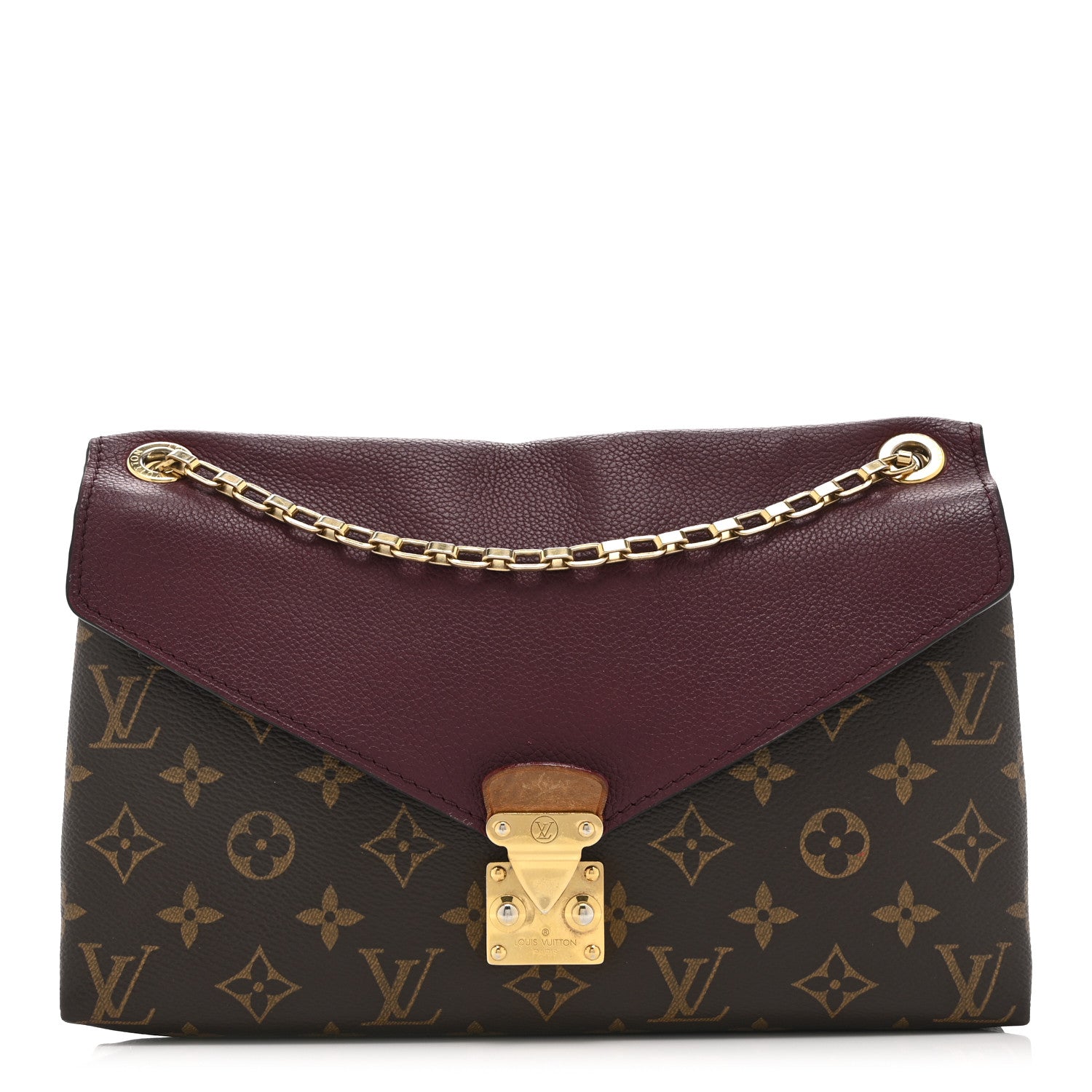 Louis Vuitton Monogram Pallas Chain Aurore