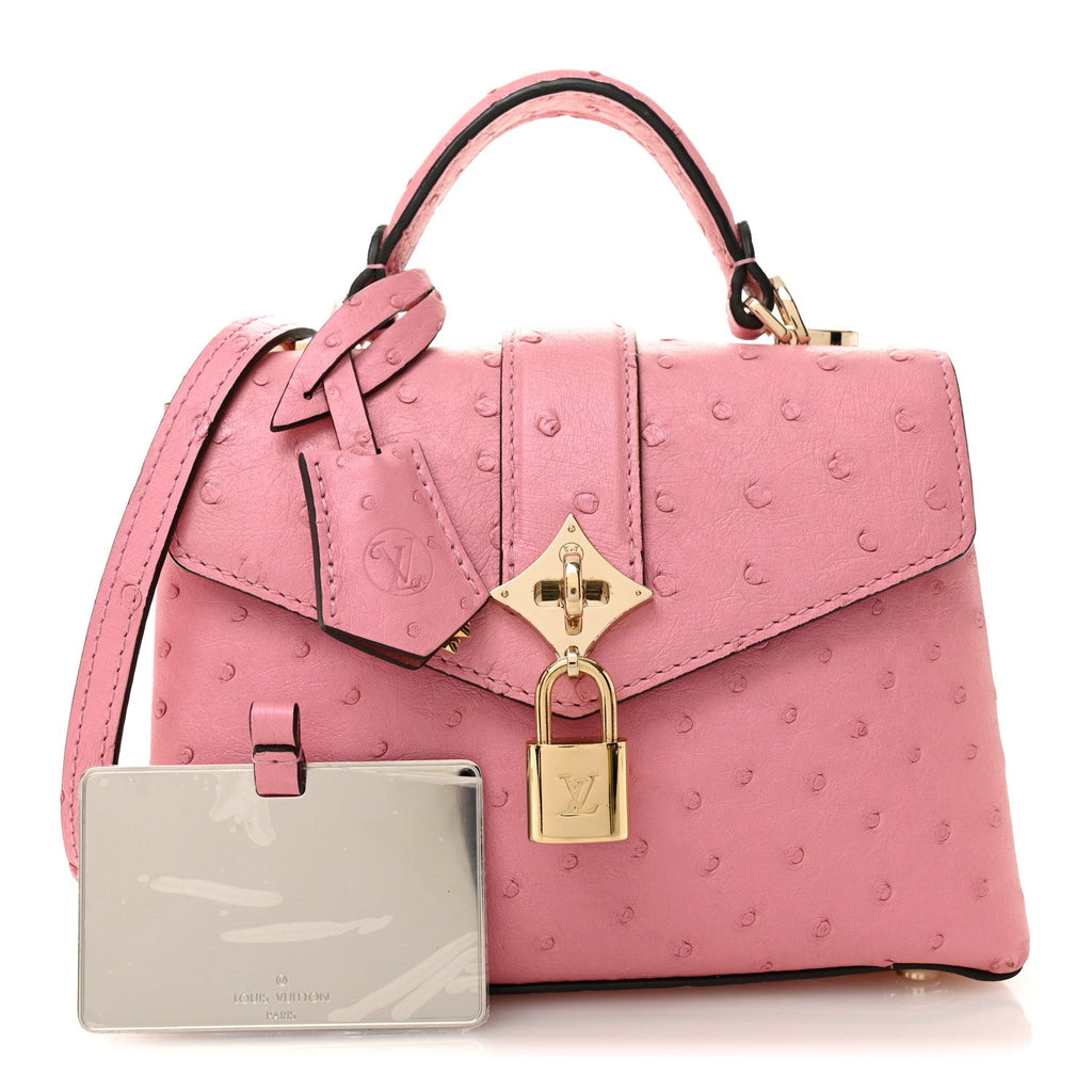 Louis Vuitton Ostrich Rose Des Vents Mini Pink