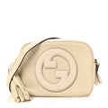 Gucci Sakai Be Green Calfskin Diagonal Stitched Small Blondie Shoulder Bag Mystic White