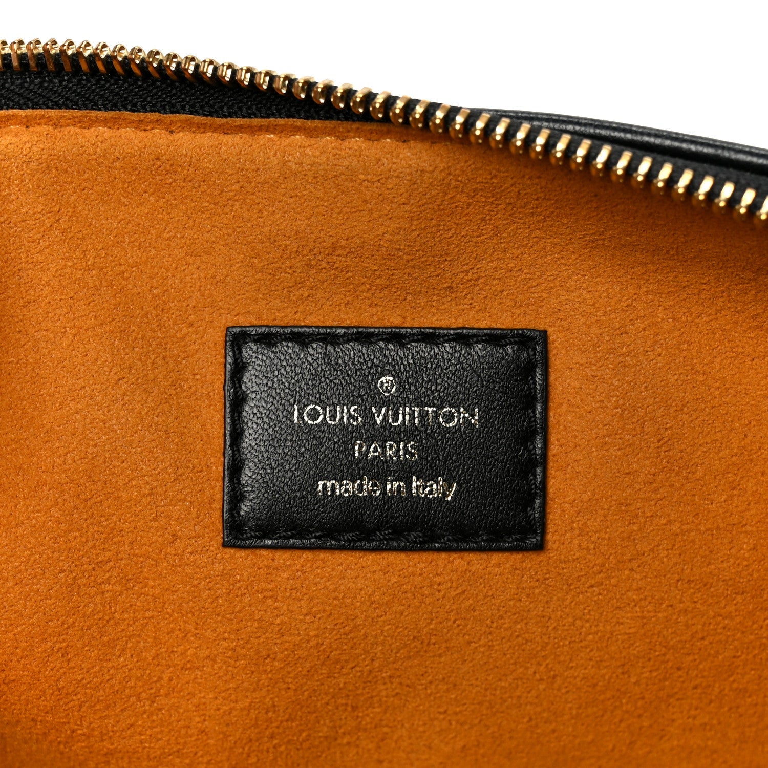 Louis Vuitton Lambskin Embossed Monogram Coussin MM Black