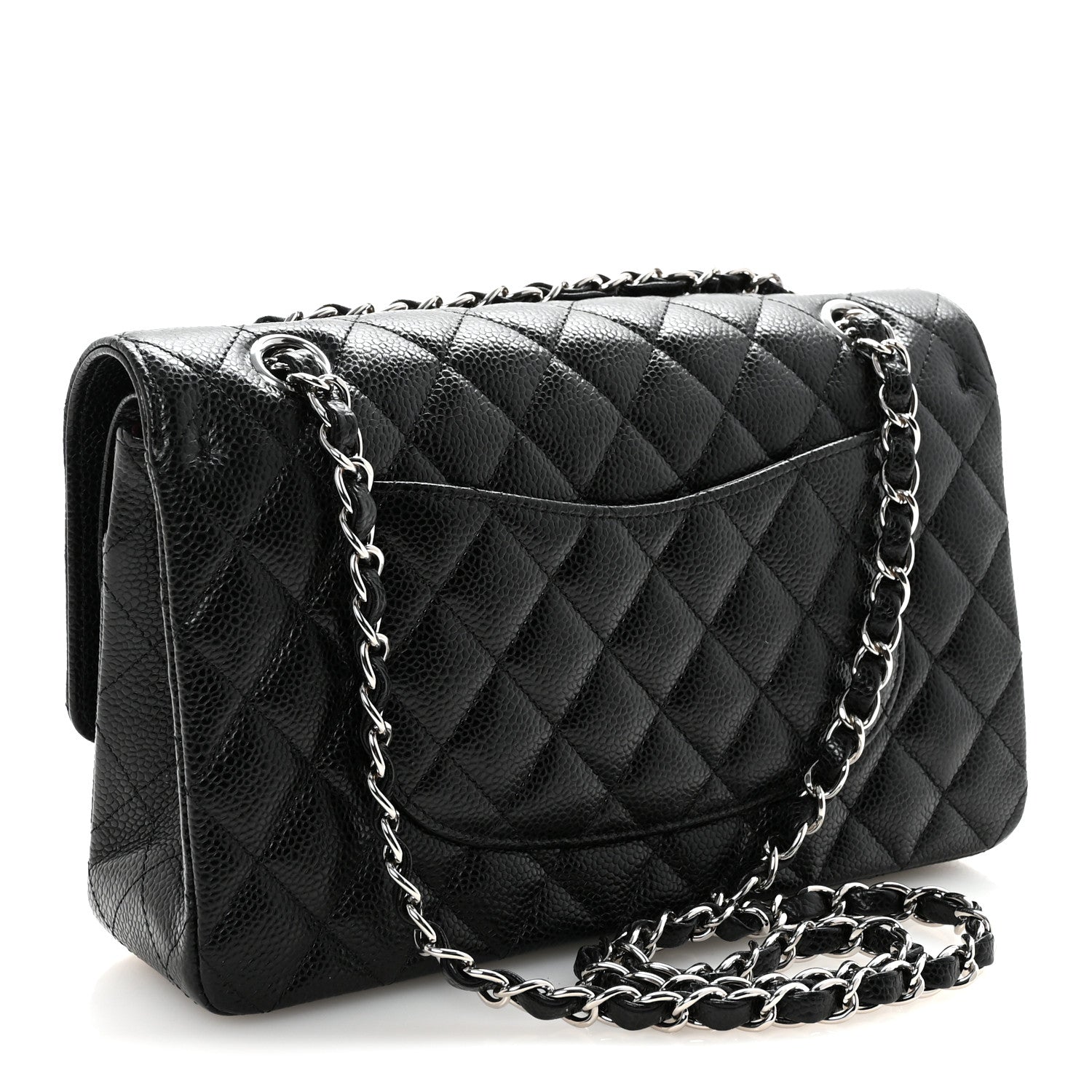 Chanel Caviar Quilted Medium Double Flap Black