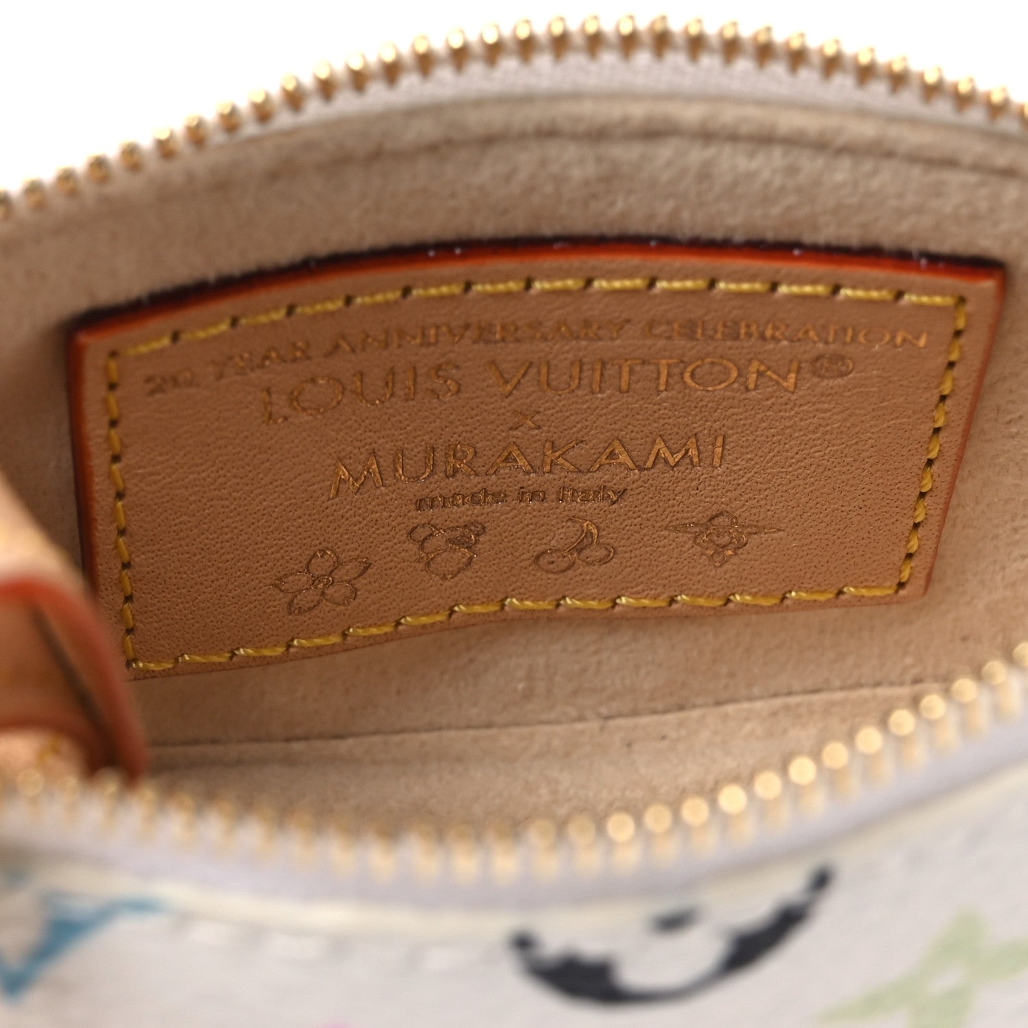 Louis Vuitton LV x TM Monogram Multicolor Micro Pochette White