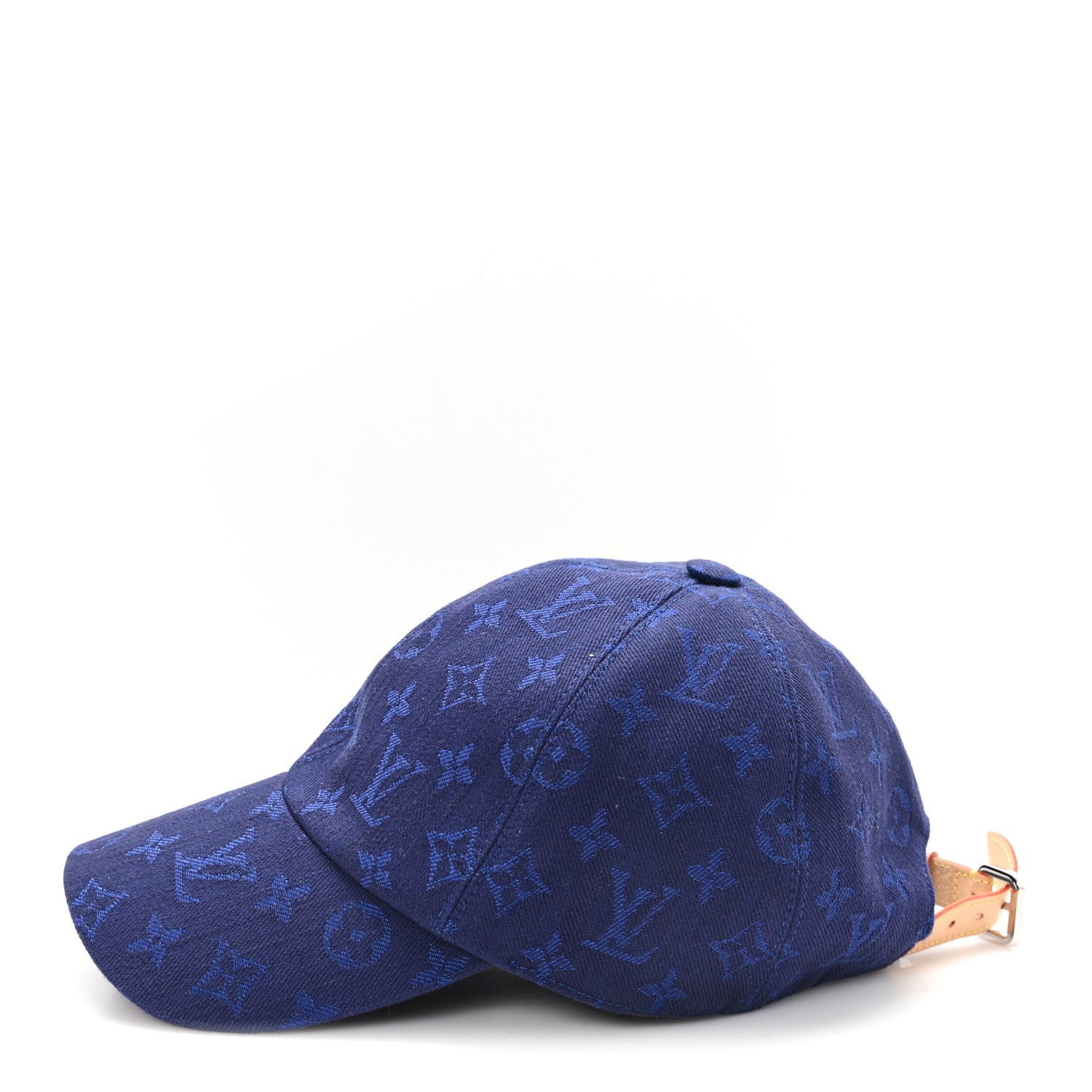 Louis Vuitton Cotton Monogram Essential Cap M Blue