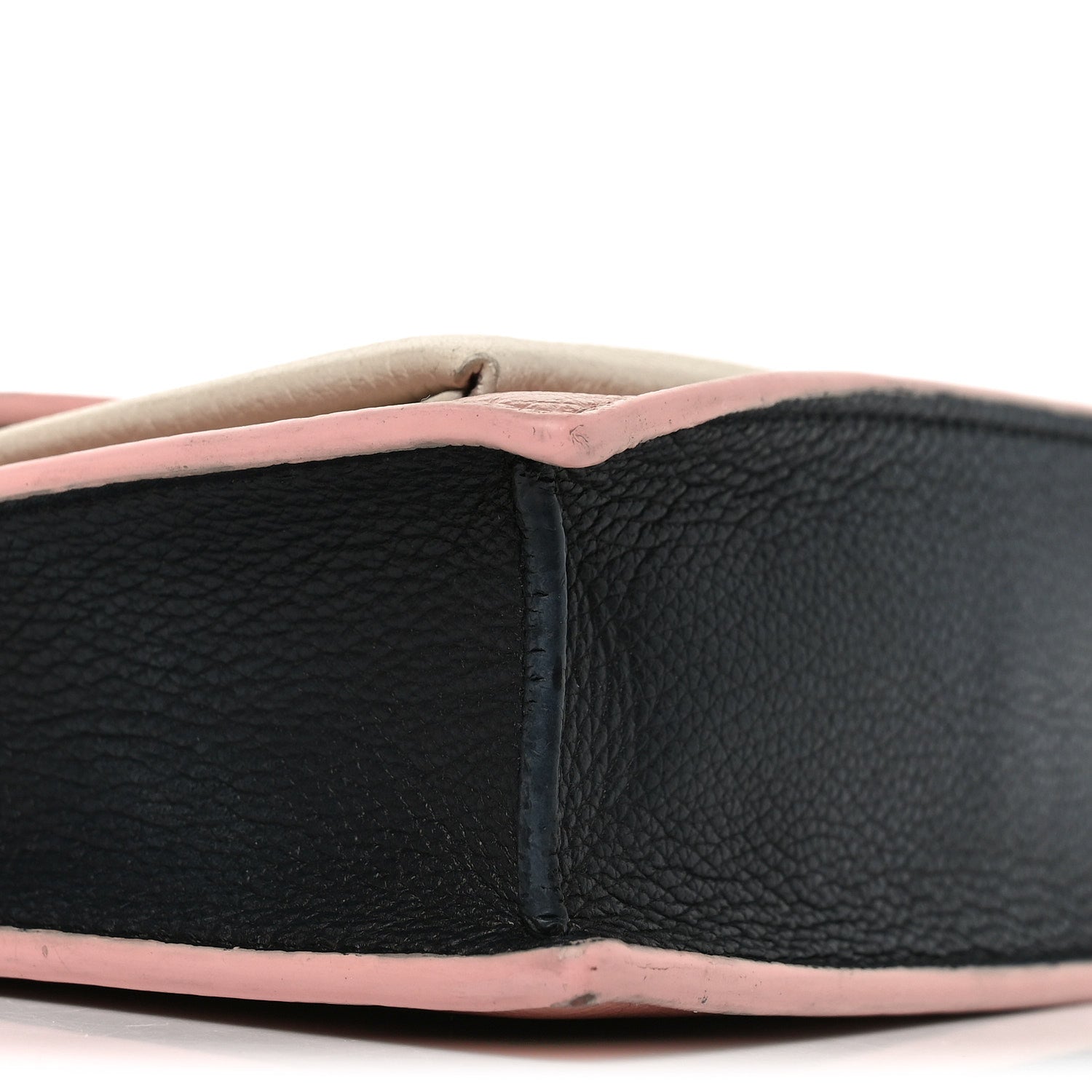 Louis Vuitton Calfskin My Lockme Chain Pochette Rose Ballet White