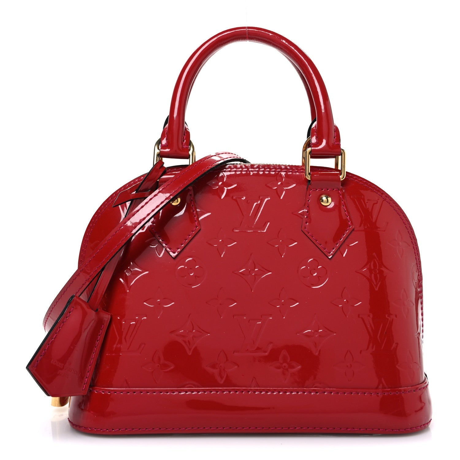 Louis Vuitton Vernis Alma BB Rose Indien