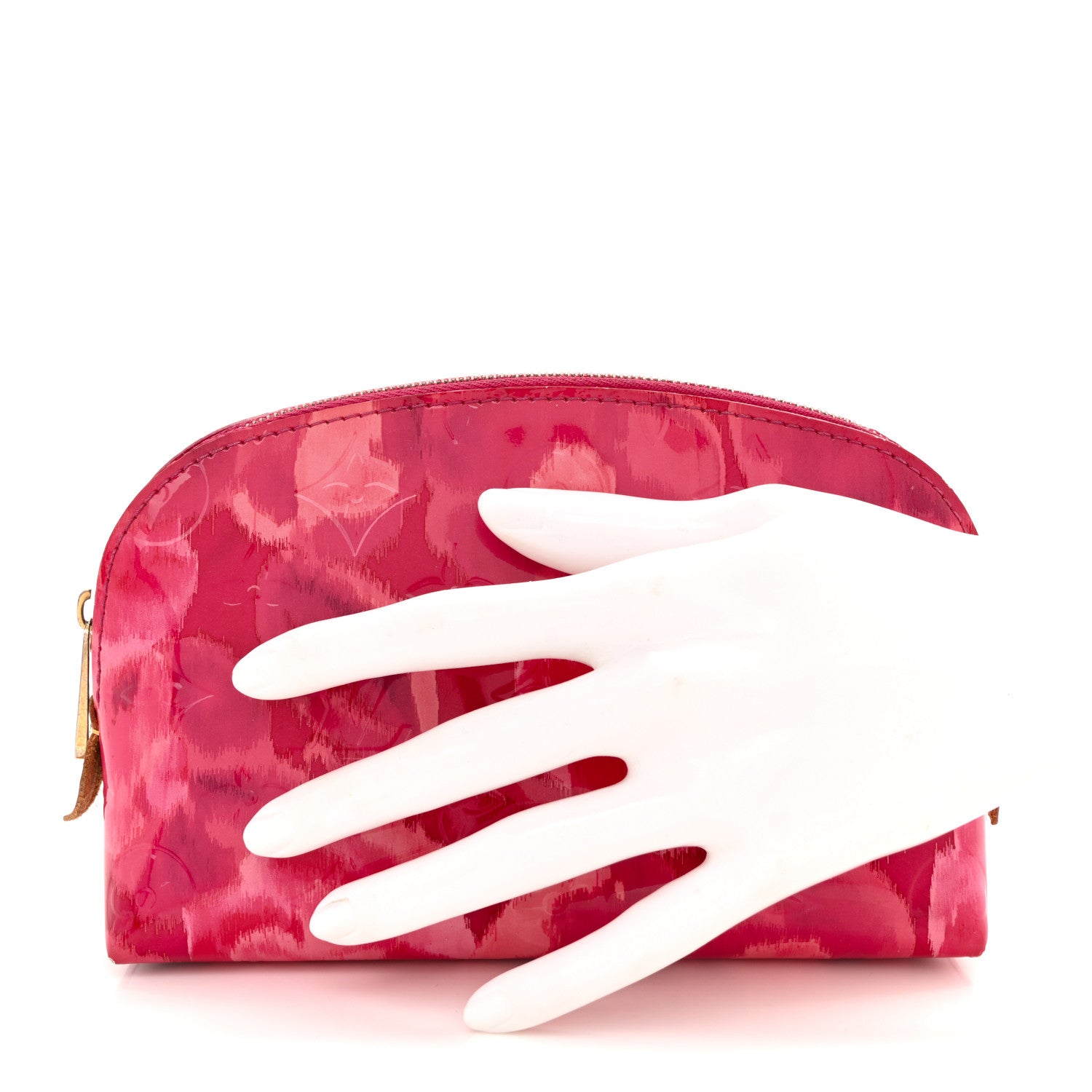 Louis Vuitton Vernis Ikat Cosmetic Pouch Rose Indien