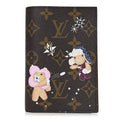 Louis Vuitton Monogram 2025 Christmas Animation Passport Cover Azur Frost