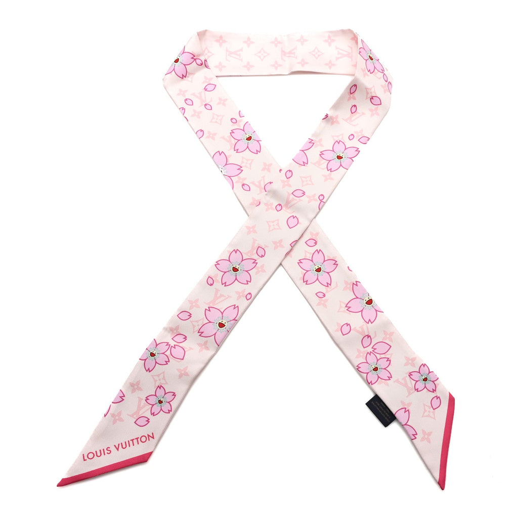 Louis Vuitton LV X TM Silk Monogram Cherry Blossom BB Bandeau Pink