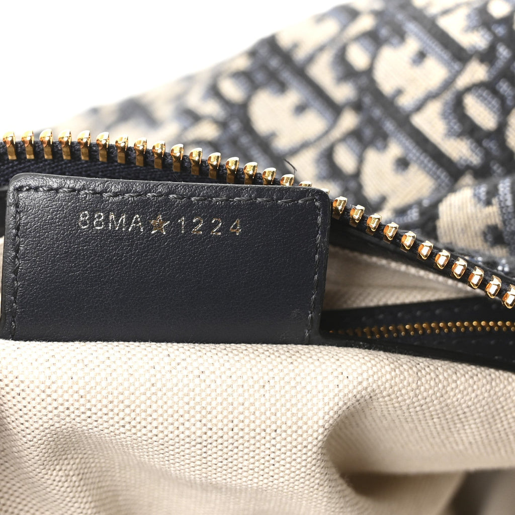 Christian Dior Oblique Large D-Journey Bag Blue
