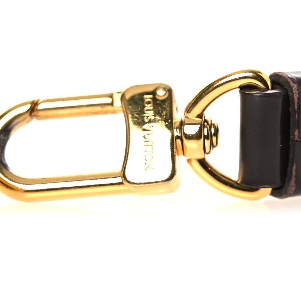 Louis Vuitton Calfskin 16mm Adjustable Shoulder Strap Ebene