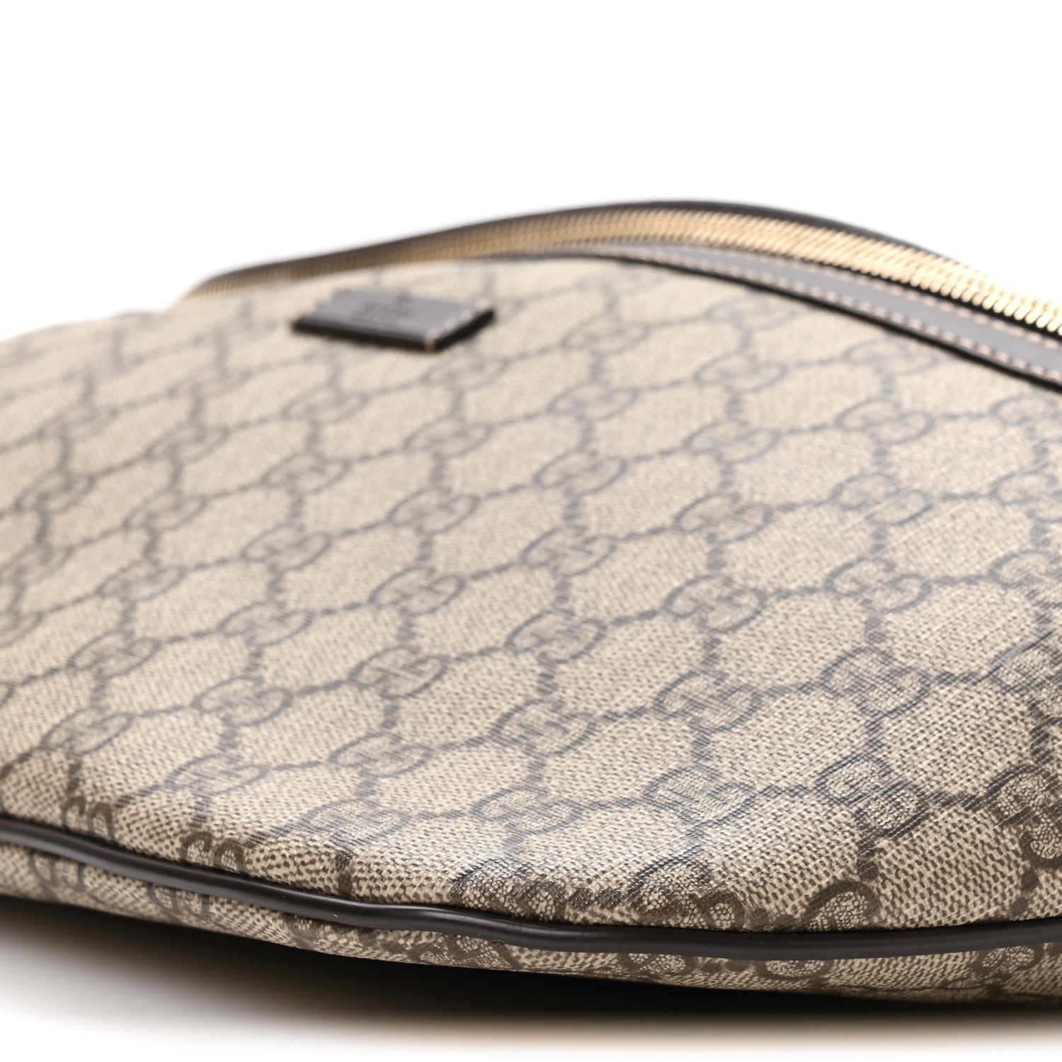 Gucci GG Supreme Monogram Belt Bag Dark Brown