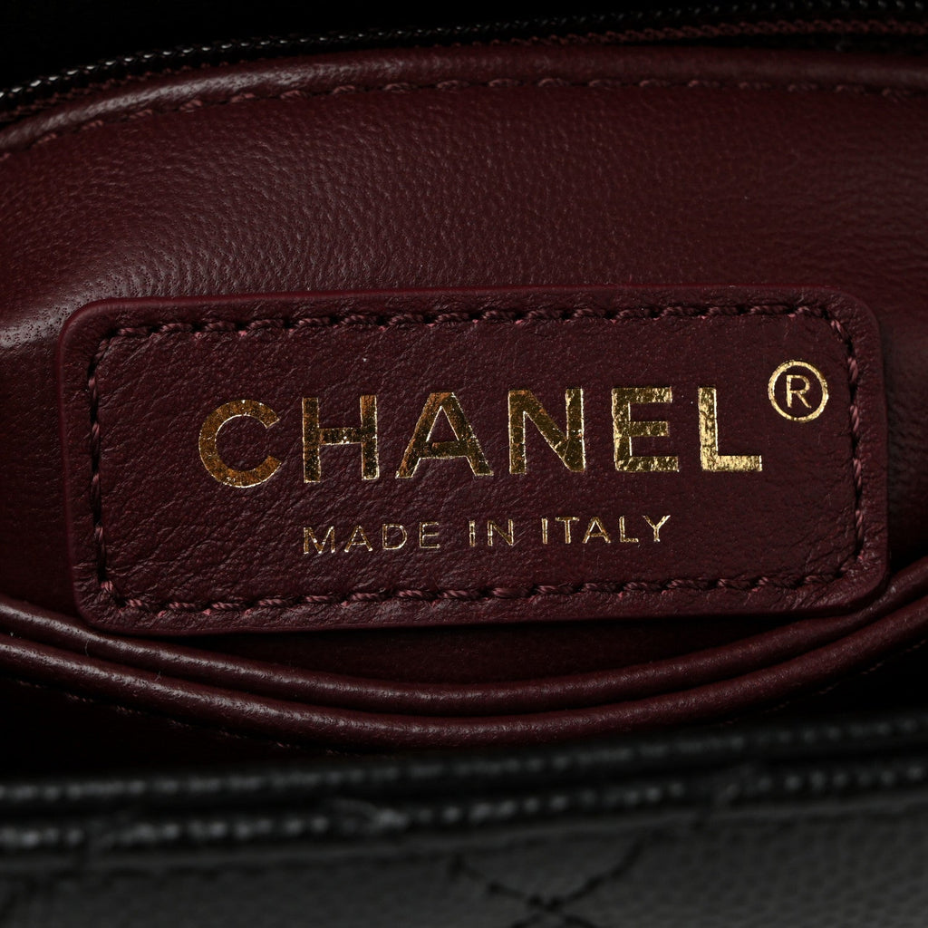 Chanel Caviar Quilted Extra Mini Coco Handle Flap Black