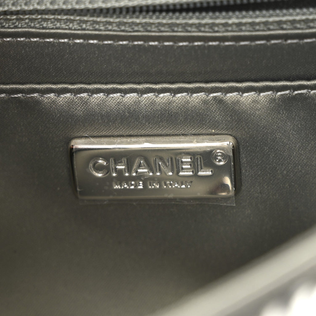 Chanel Sequin Mini Rectangular Flap Silver